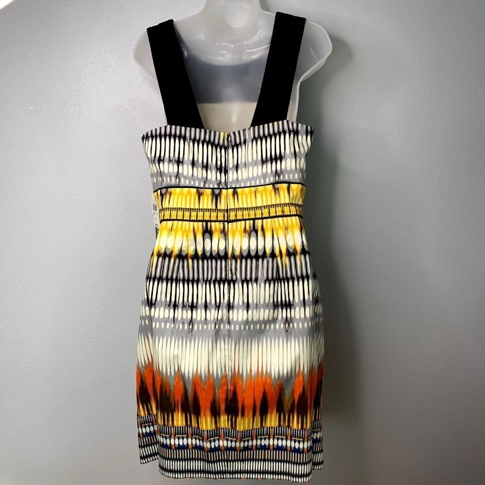 Luxology Tribal Print Sleeveless Cotton Dress Size 10 NEW - Picture 2 of 11